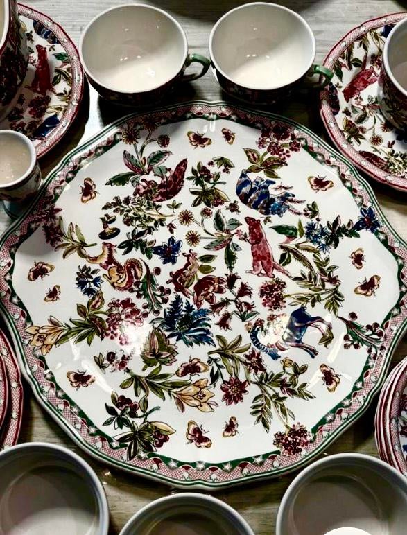 Service «JARDIN IMAGINAIRE» Faïencerie de Gien, Enlèvement