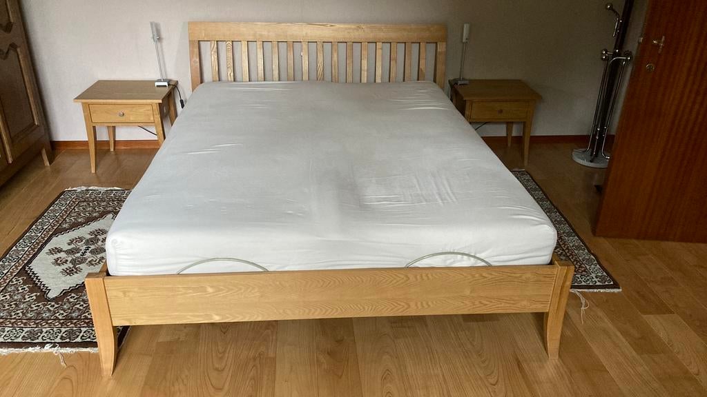 lit double, Enlèvement, Comme neuf, 160 cm