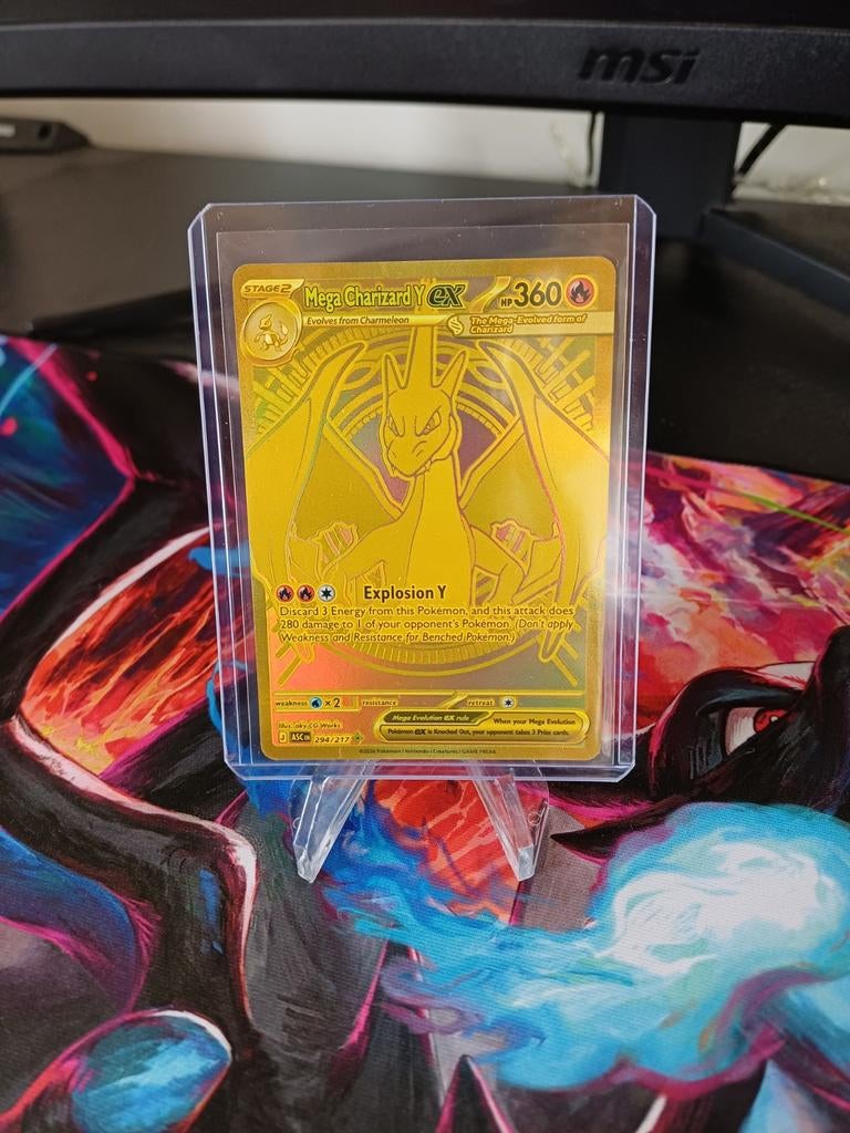 Mega Charizard et ex 294/217, Hobby & Loisirs créatifs, Enlèvement ou Envoi, Comme neuf, Cartes en vrac