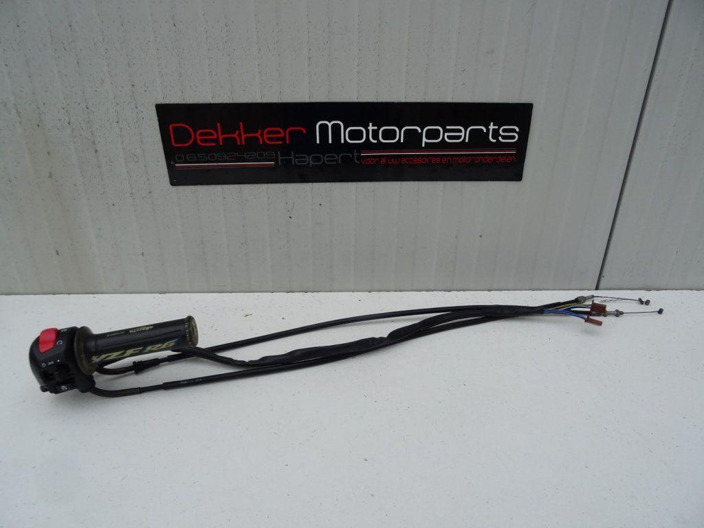 Startknop + Gashandvat Yamaha YZF R6 1999-2000-2001-2002, -, Utilisé, -, -