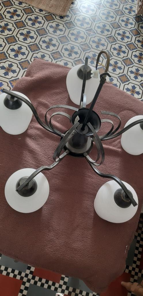 Lustre, Maison & Meubles, Enlèvement, Verre