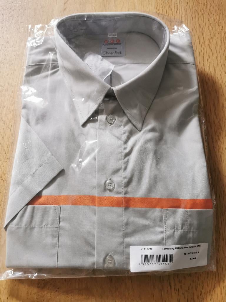 Chemises sncb neuves 43/44, Enlèvement ou Envoi, Neuf