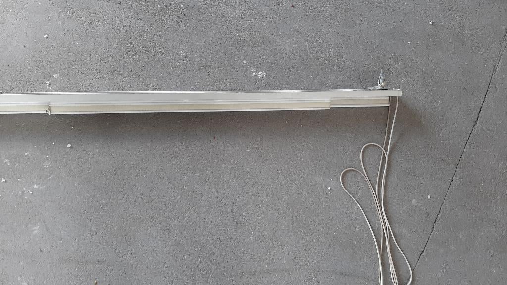 Ophangsysteem gordijnen, Ophalen, Gebruikt, Wit, 150 tot 200 cm