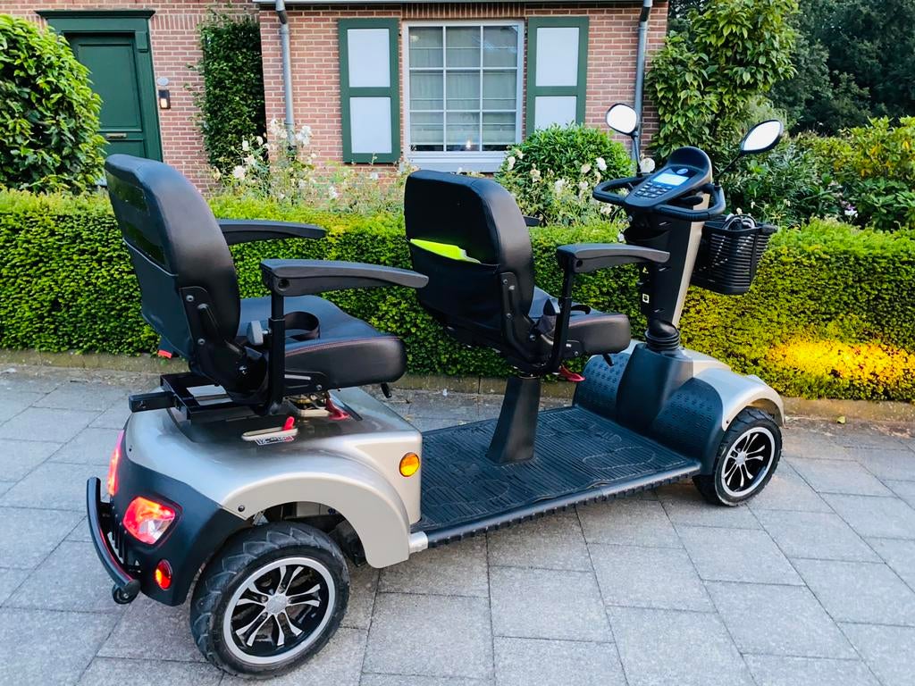 Vermeiren Limo 2 Scootmobiel | Twee zits elektrisch scooter, Diversen, Ophalen of Verzenden, Inklapbaar, Zo goed als nieuw, Elektrische rolstoel