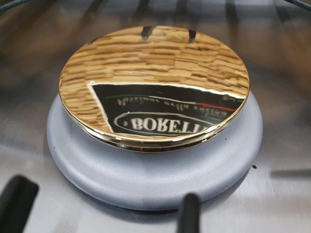 Luxe Lacanche Fornuis 110cm zwart messing 2 ovens teppan yak, Gaz, Classe énergétique A ou plus économe, Comme neuf, Enlèvement