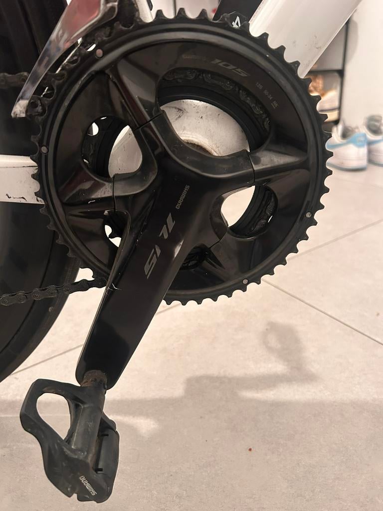 Shimano SPDSL/ shimano7100 50/34 +4iii powermeter, Ophalen of Verzenden, Gebruikt, Overige typen