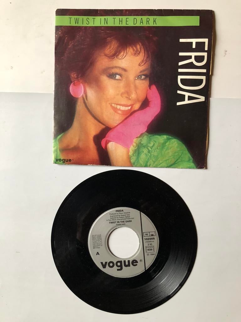 Frida: twist in the dark (1984; Abba related), Cd's en Dvd's, Vinyl Singles, Verzenden, Zo goed als nieuw