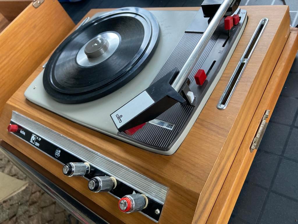 Draagbare platenspeler SBR E17, TV, Hi-fi & Vidéo, Tourne-disques, Enlèvement, Comme neuf, Tourne-disque