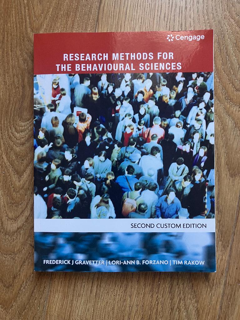 Research Methods for the Behavioural Sciences, Ophalen of Verzenden, Zo goed als nieuw, Overige onderwerpen, Frederick J Gravetter / Lori-Ann B. Forzano / Tim Rakow