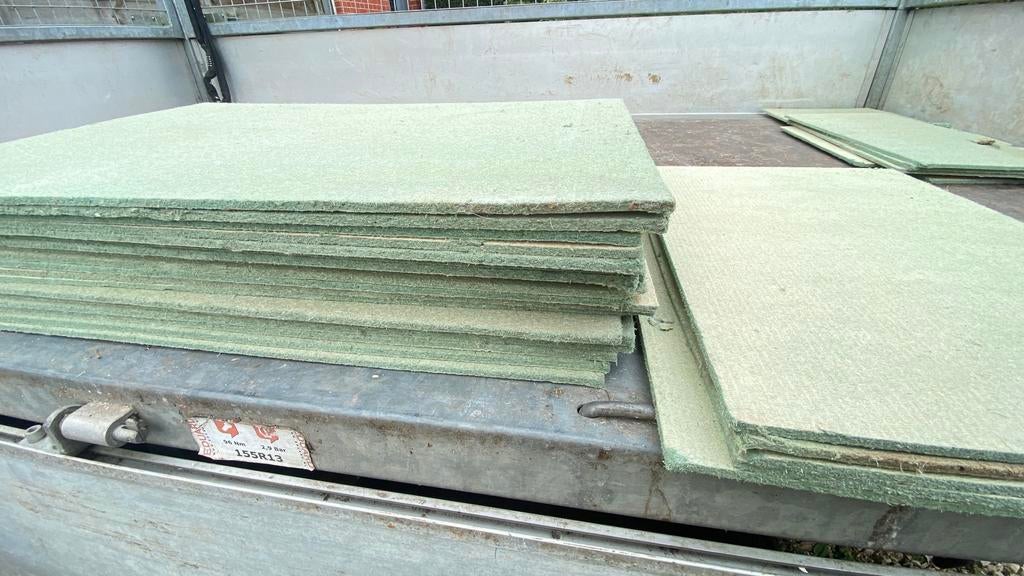Groene ondervloer voor platen laminaat, parket en tapijt, Ophalen, Overige materialen, 30 cm of meer, 50 tot 150 cm