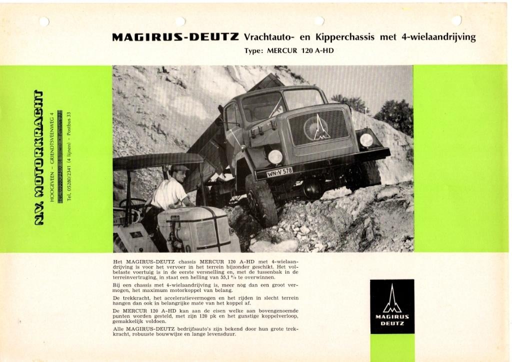 Magirus-Deutz brochures 130+ originele folders, Boeken, Catalogussen en Folders, Verzenden