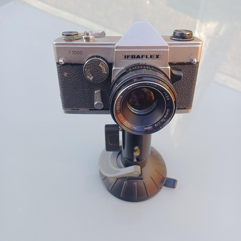 Vintage Ifbaflex T1000 – met Cosinon Auto 50mm f/1.8, Audio, Tv en Foto, Ophalen of Verzenden, Gebruikt, Spiegelreflex, Overige Merken
