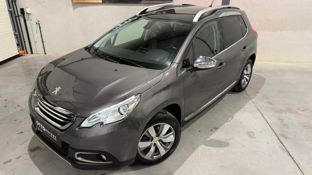 Peugeot 2008 | 1.6 E HDI | Allure | Full Option | Garantie, Auto's, Voorwielaandrijving, Zwart, 4 cilinders, Leder