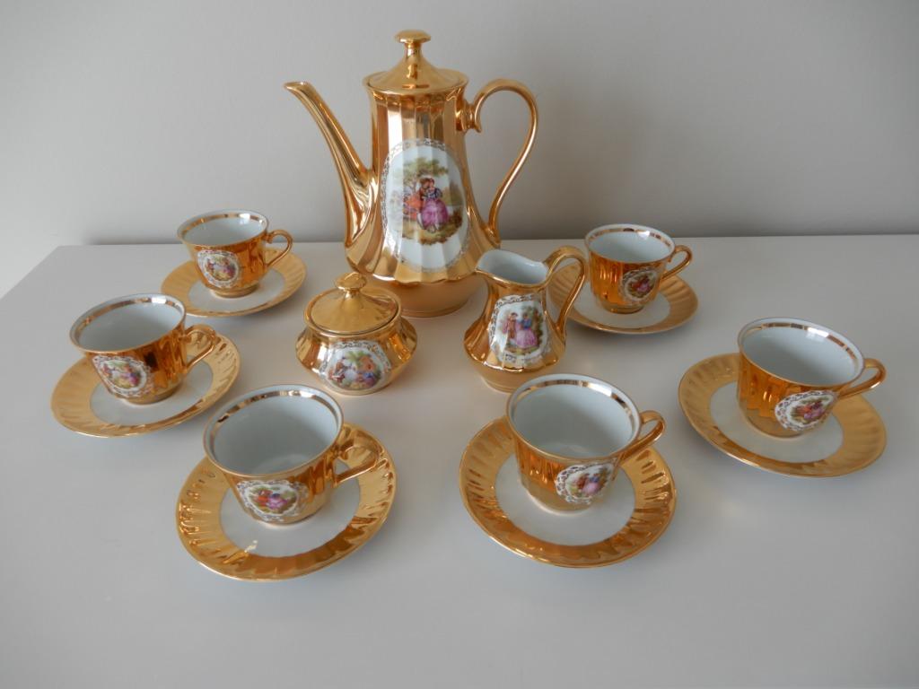 Wunsiedel Royal verguld koffieservies, Ophalen