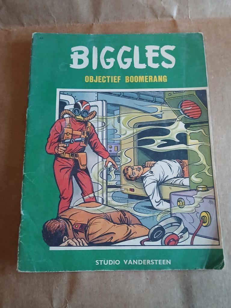 1e druk biggles nr 13 : objectief boomerang, Boeken, Gelezen, Willy Vandersteen, Eén stripboek, Ophalen of Verzenden
