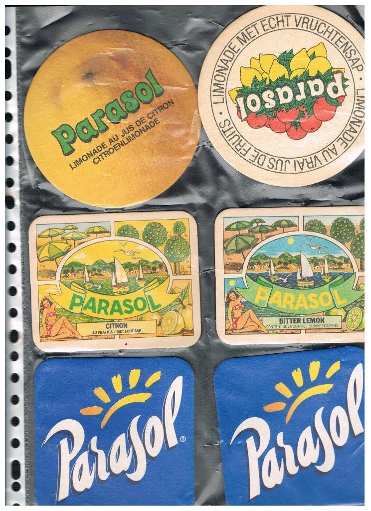 FEUTRES POUR PARASOL, Envoi, Comme neuf, Sous-bock