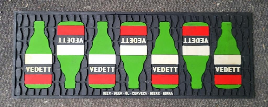 Tapis pour les yeux en caoutchouc Vedett, Enlèvement ou Envoi, Comme neuf, Duvel