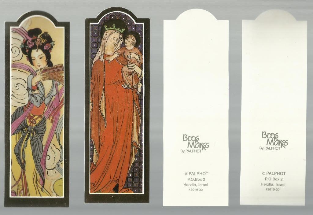 2  x  BLADWIJZER  -  zie / voir scan, Verzamelen, Boekenleggers, Verzenden, Zo goed als nieuw, Overige onderwerpen