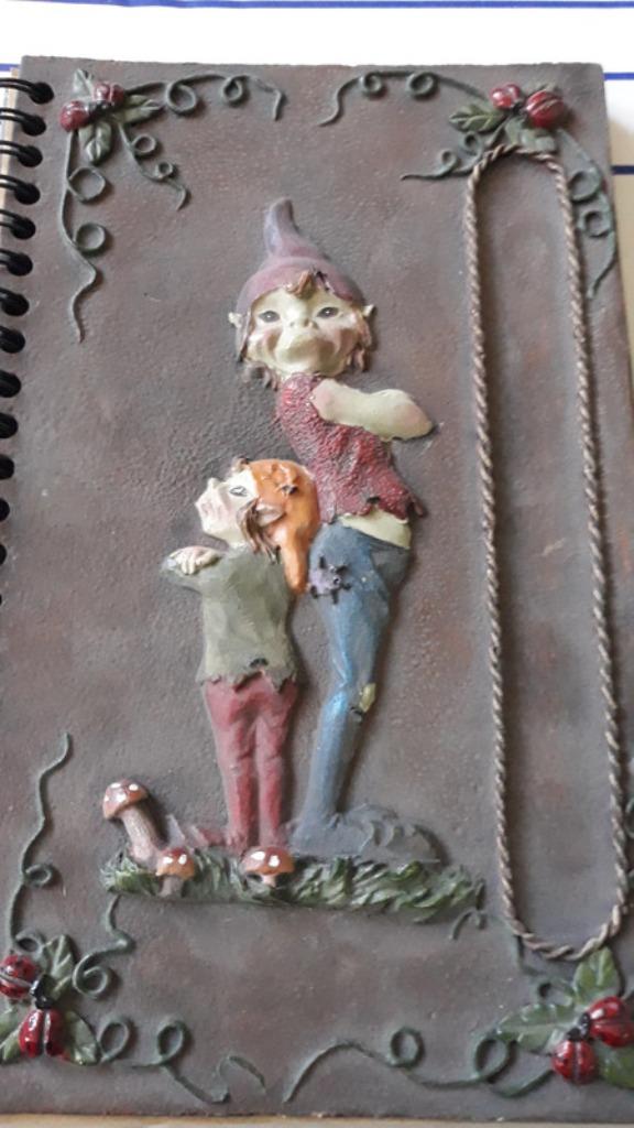 carnet pixies en relief, Collections, Illustrations de cahiers de poésies, Enlèvement ou Envoi