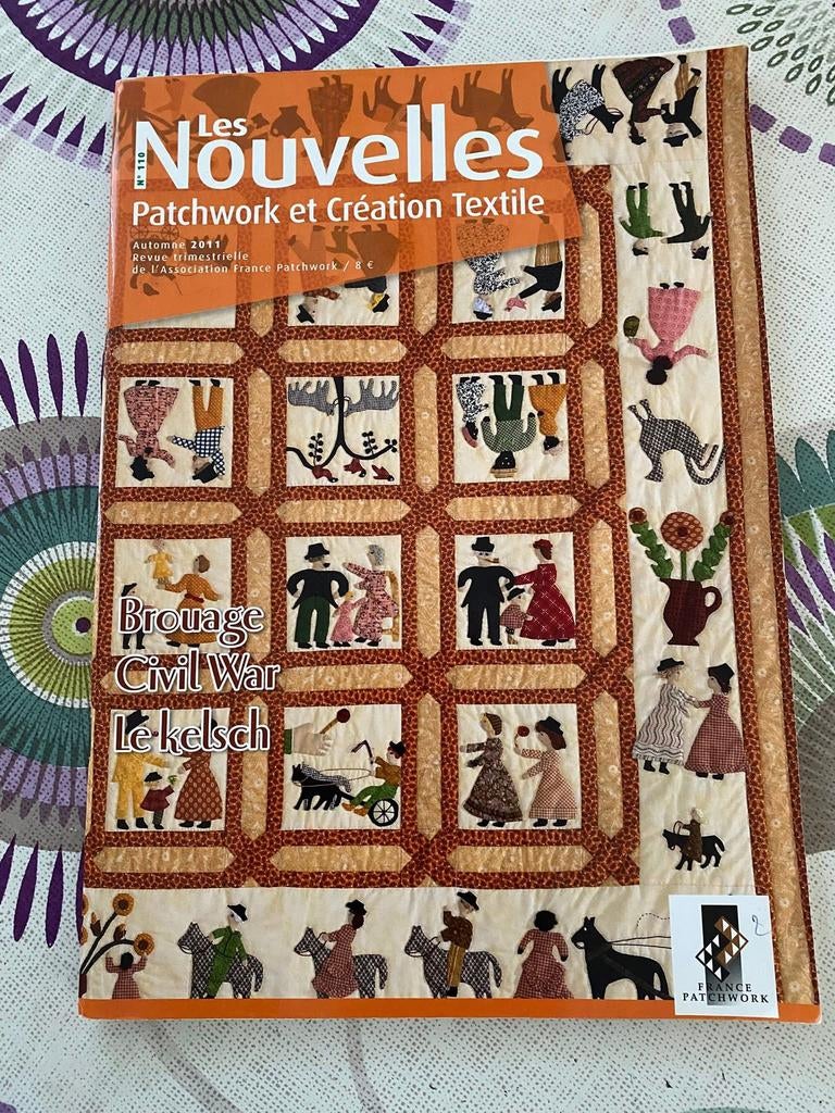 Les NOUVELLES Patchwork Création Textile n116 /  2013, Livres, Enlèvement ou Envoi