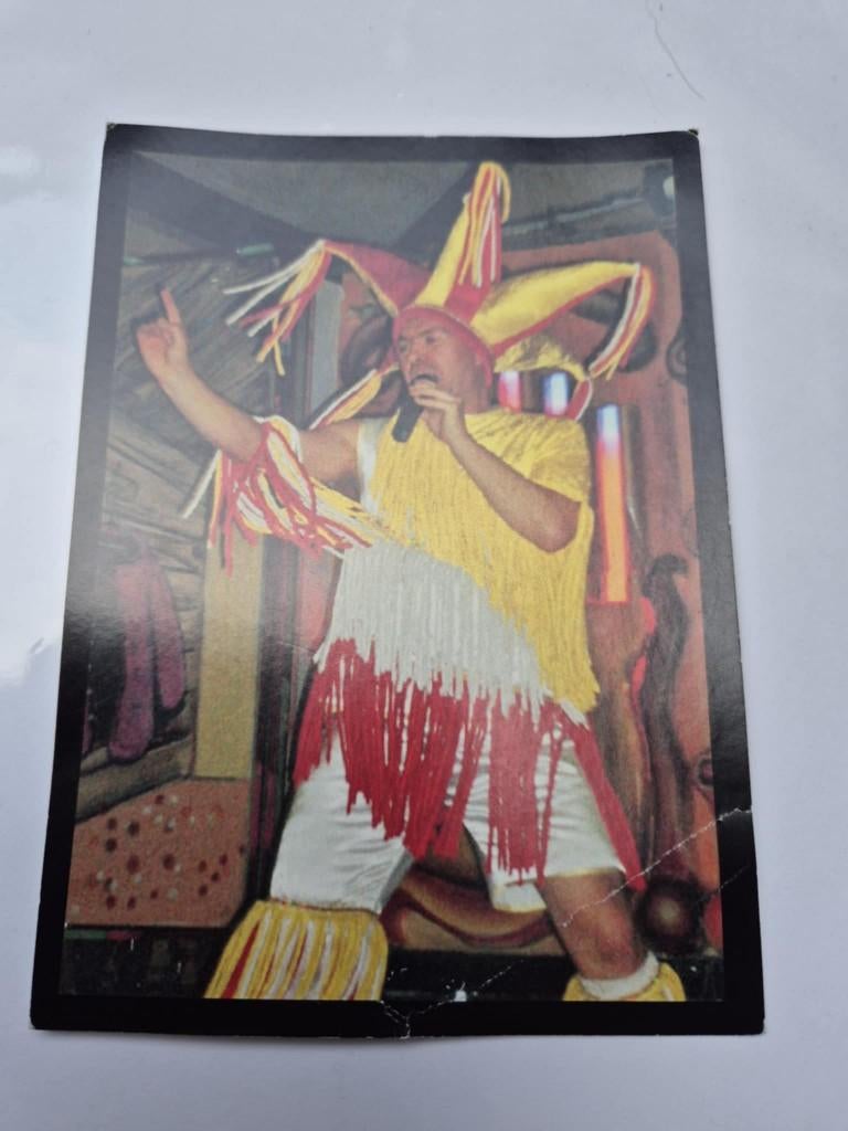 Postkaart kandidaat prins Aalst carnaval Viette 2009, Ophalen of Verzenden