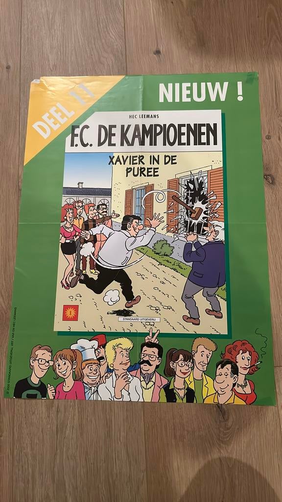 FC kampioenen affiche album 11 2000, Enlèvement ou Envoi, Utilisé