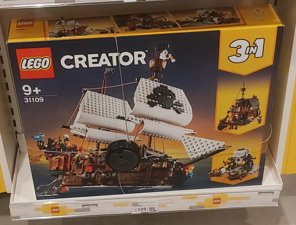 LEGO Creator 3 in1 31109 Pirate Ship, Ophalen of Verzenden, Nieuw, Complete set, Lego
