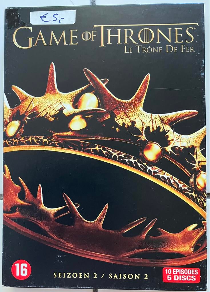 Game of Thrones seizoen 2, Cd's en Dvd's, Ophalen of Verzenden, Zo goed als nieuw