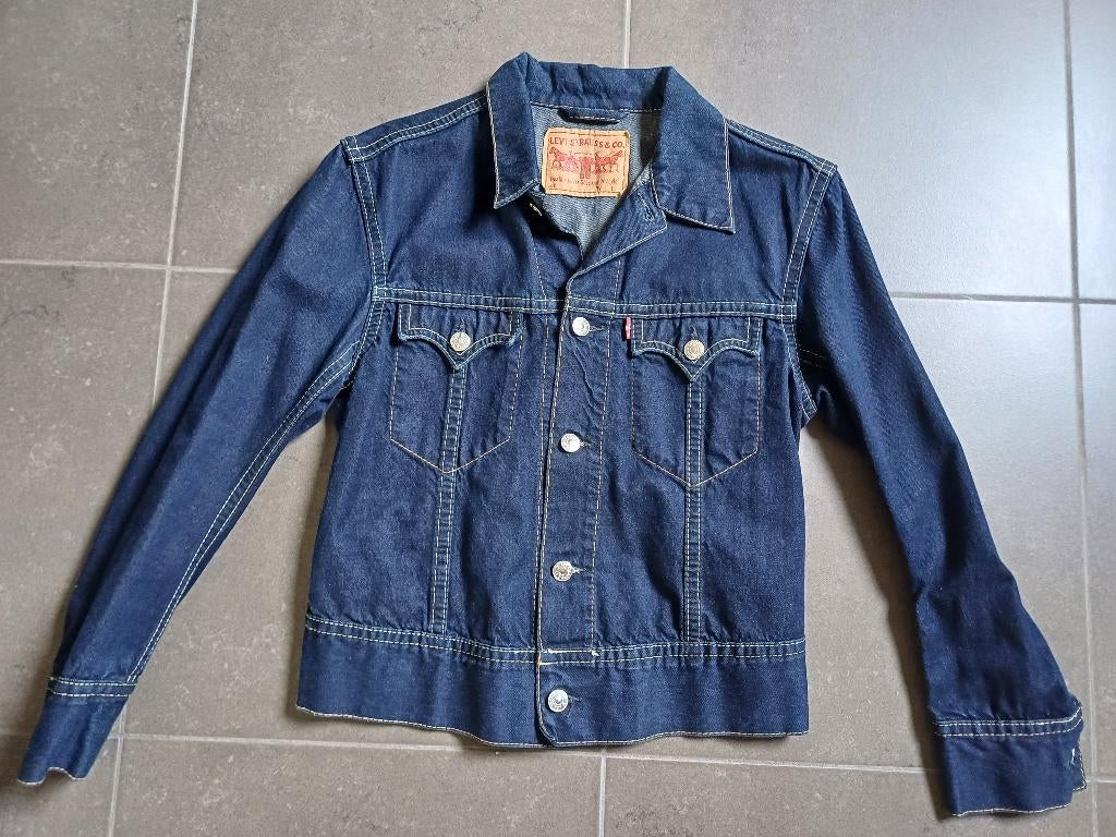 jeans vest van levi's maat L als nieuw, Ophalen of Verzenden, Zo goed als nieuw, Blauw, Levi's