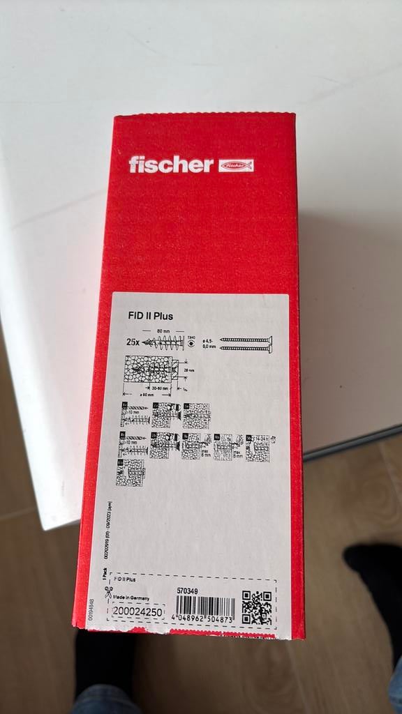 23x Pluggen om iets te bevestigen op Crepi, Ophalen, Nieuw