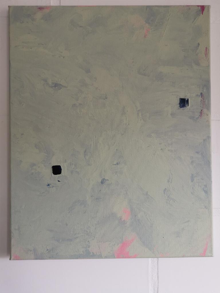 De scheiding - acryl op doek, Antiquités & Art, Enlèvement