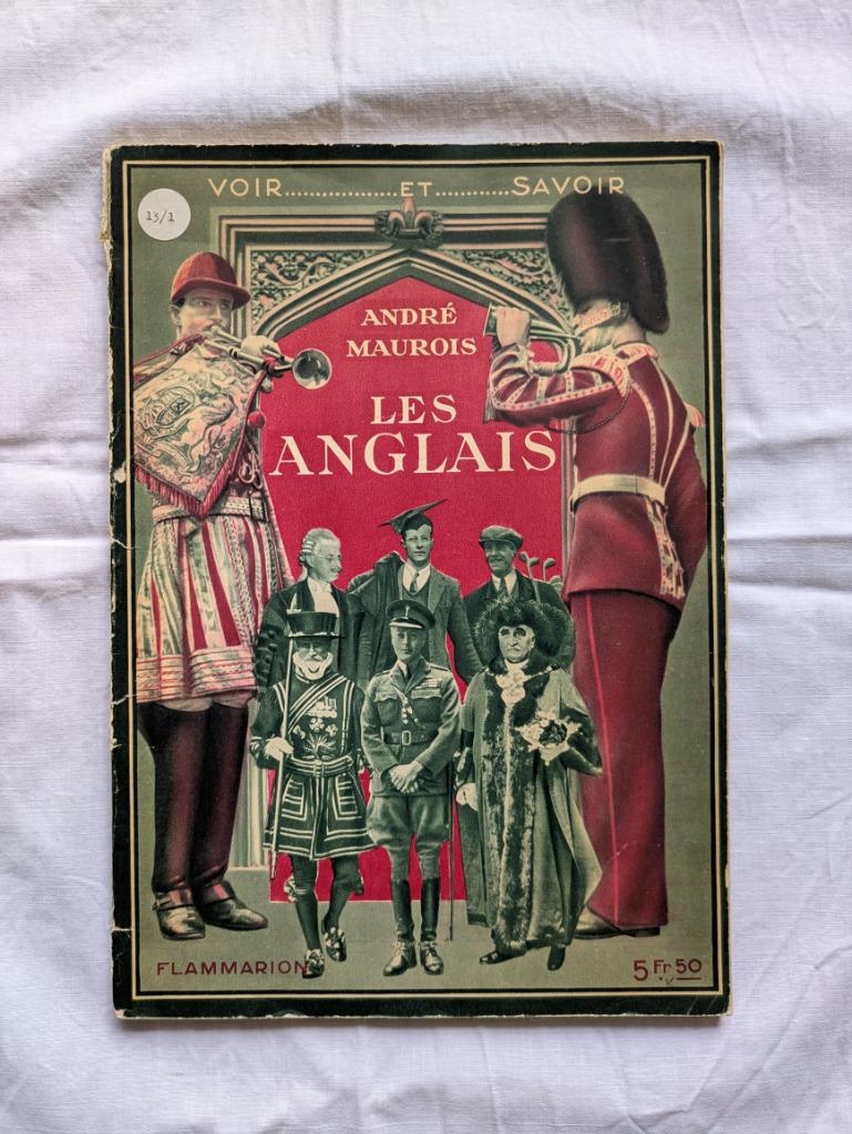 Ancienne revue Les Anglais par André Maurois 1935, Enlèvement ou Envoi, 1920 à 1940, Journal ou Magazine