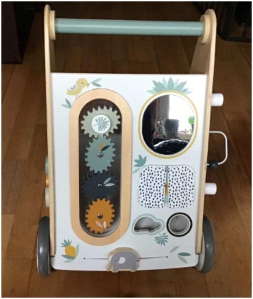 Vertbaudet houten Loopwagen  , geschenk idee cadeau, Kinderen en Baby's, Ophalen of Verzenden, Zo goed als nieuw, Duw- of Trekspeelgoed