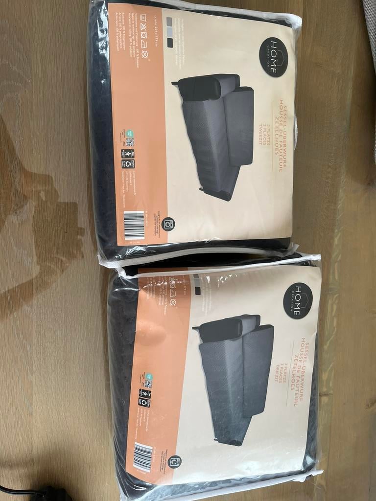 2 delige zetelhoezenset 2 zit en 3 zit, Huis en Inrichting, Overige maten, Minder dan 75 cm, 150 tot 200 cm, Nieuw