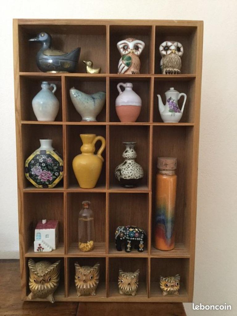 Petite étagère avec ses bibelots, Envoi, Utilisé