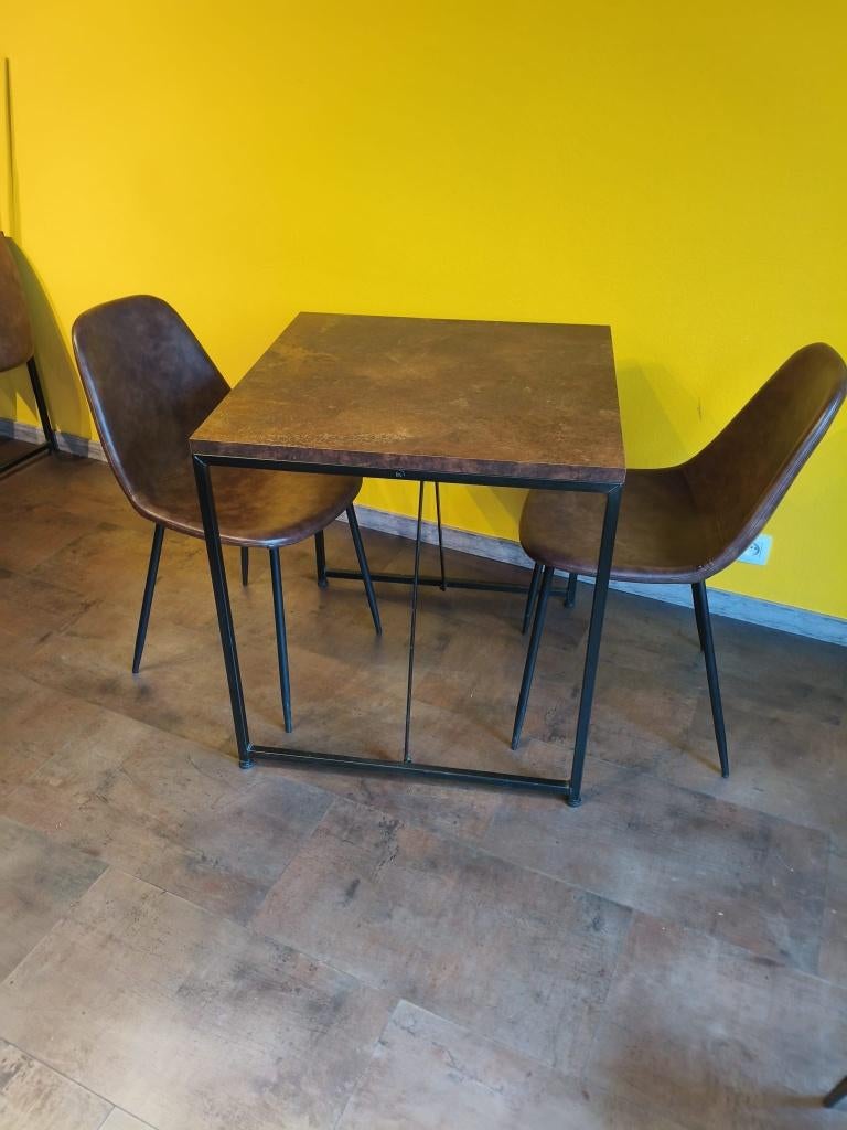 Tables et chaises de restaurant, Articles professionnels, Enlèvement, Utilisé, Mobilier