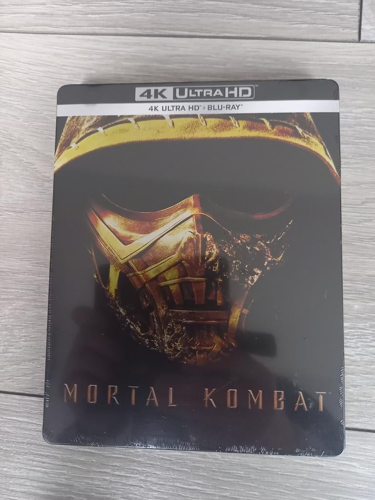 Bluray 4k Mortal kombat Steelbook, CD & DVD, Blu-ray, Enlèvement, Neuf, dans son emballage, Action