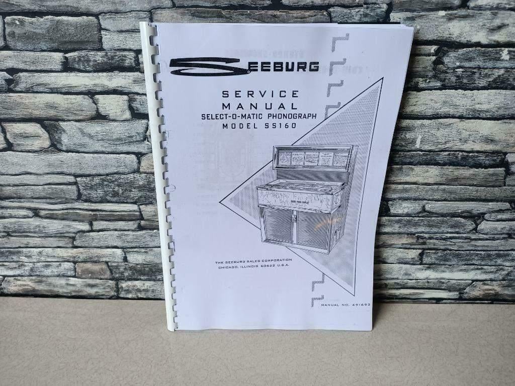 Service Manual: Seeburg Showcase (1967) jukebox nieuw !!, Verzenden, Seeburg