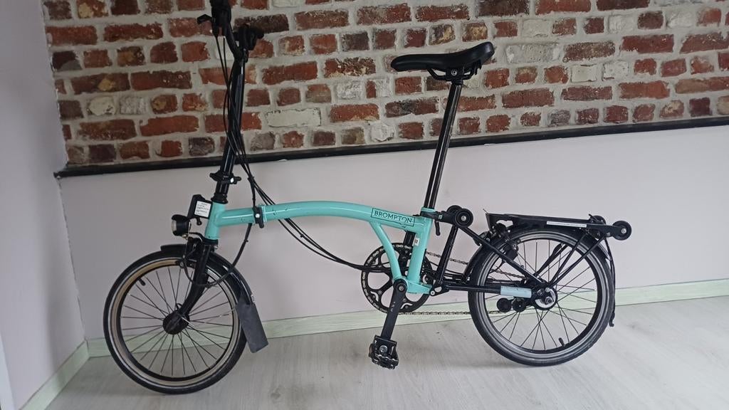 Brompton C Line Explore (6 versnellingen) – Turkish Green –, Fietsen en Brommers, Fietsen | Vouwfietsen, Brompton, Versnellingen