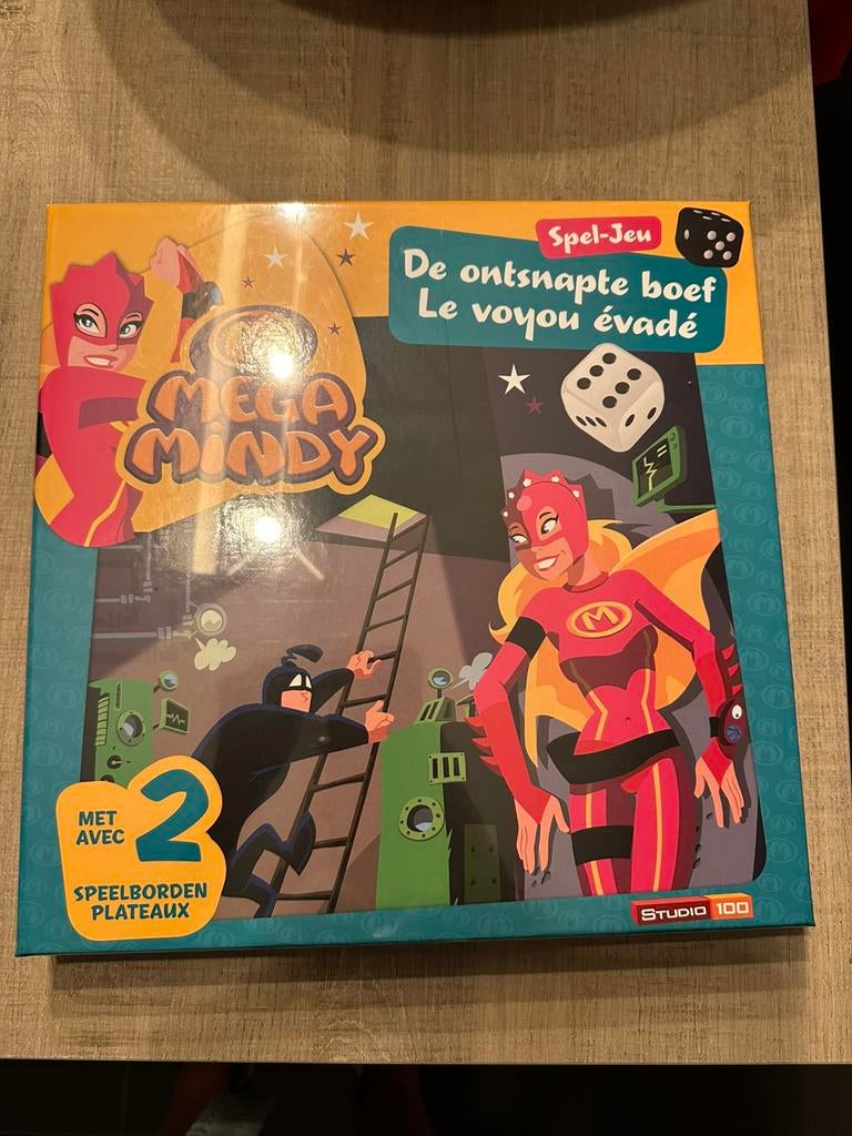 Jeu de société Studio 100 Mega Mindy, Enfants & Bébés, Enlèvement, Neuf, 6 ans ou plus