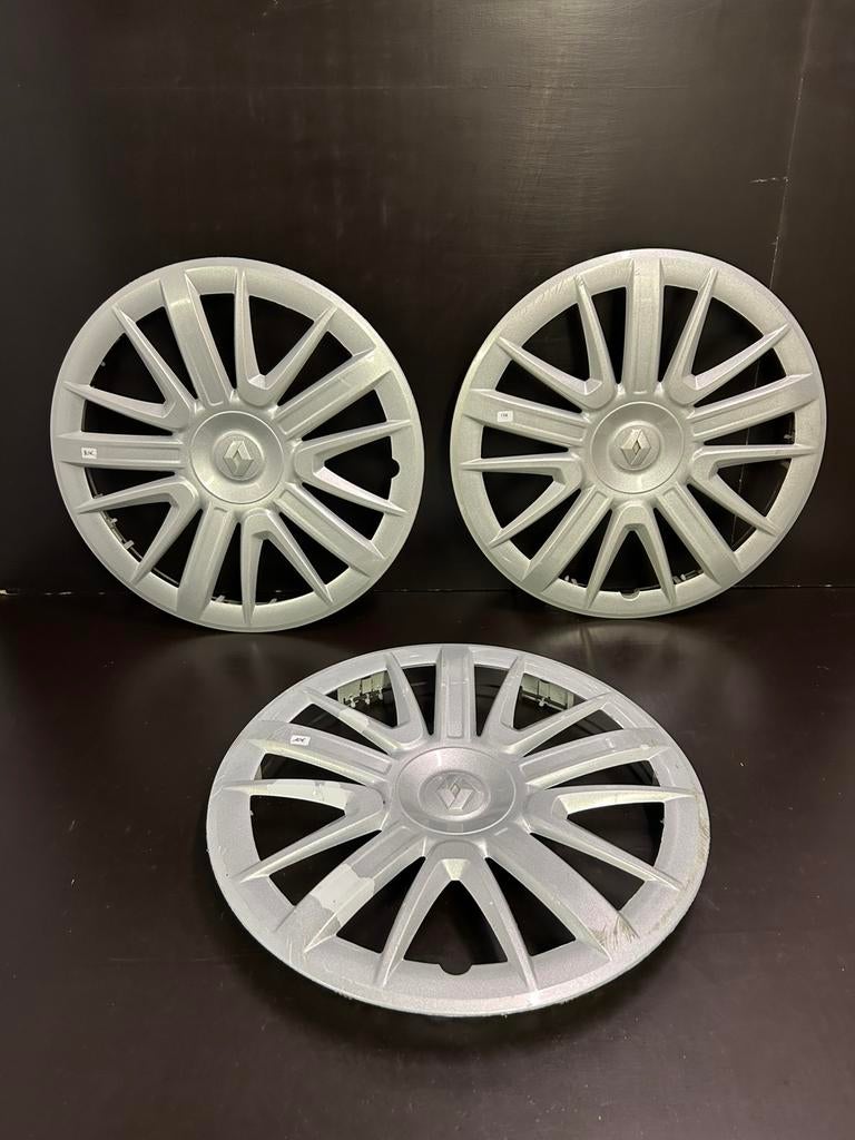 3 enjoliveurs Renault trafic Mégane clio kangoo capture 16", Autos : Divers, Enjoliveurs, Utilisé, Enlèvement ou Envoi