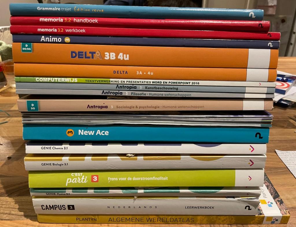 Boeken HUMANNEN WETENSCHAP 3 de jaar St. Ursula, Ophalen, Zo goed als nieuw