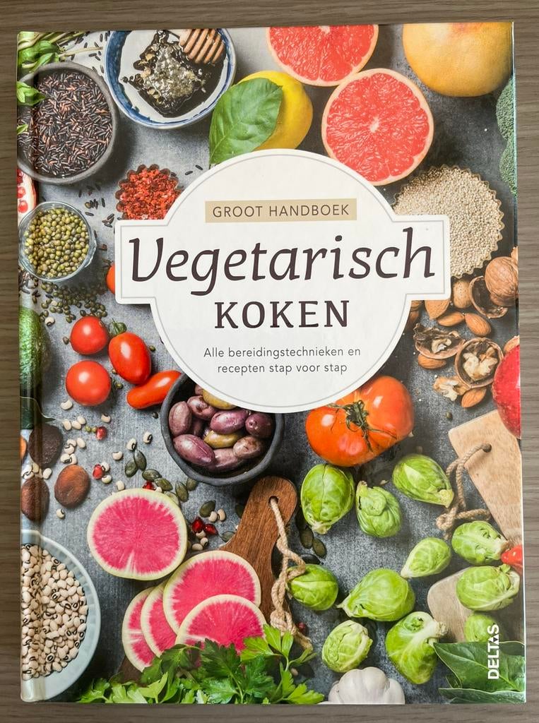 Kookboek - Groot handboek vegetarisch koken, Ophalen, Vegetarisch, Hoofdgerechten, Nieuw