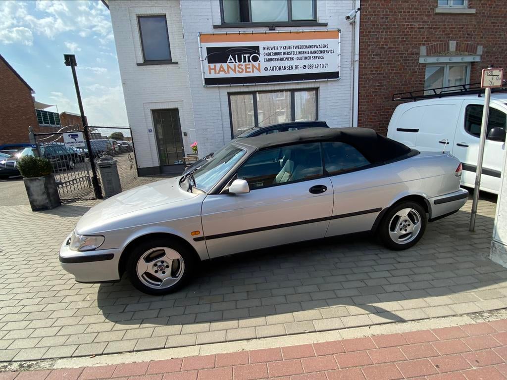Saab 93 Cabriolet AUT. très bon état 1er. Approuvé rosace F, Argent ou Gris, Achat, 110 kW, Entreprise