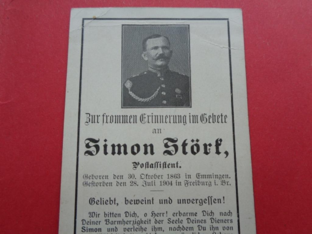 Duits bidprentje 1904 , in militair uniform, Verzamelen, Bidprentjes en Rouwkaarten, Ophalen of Verzenden, Bidprentje