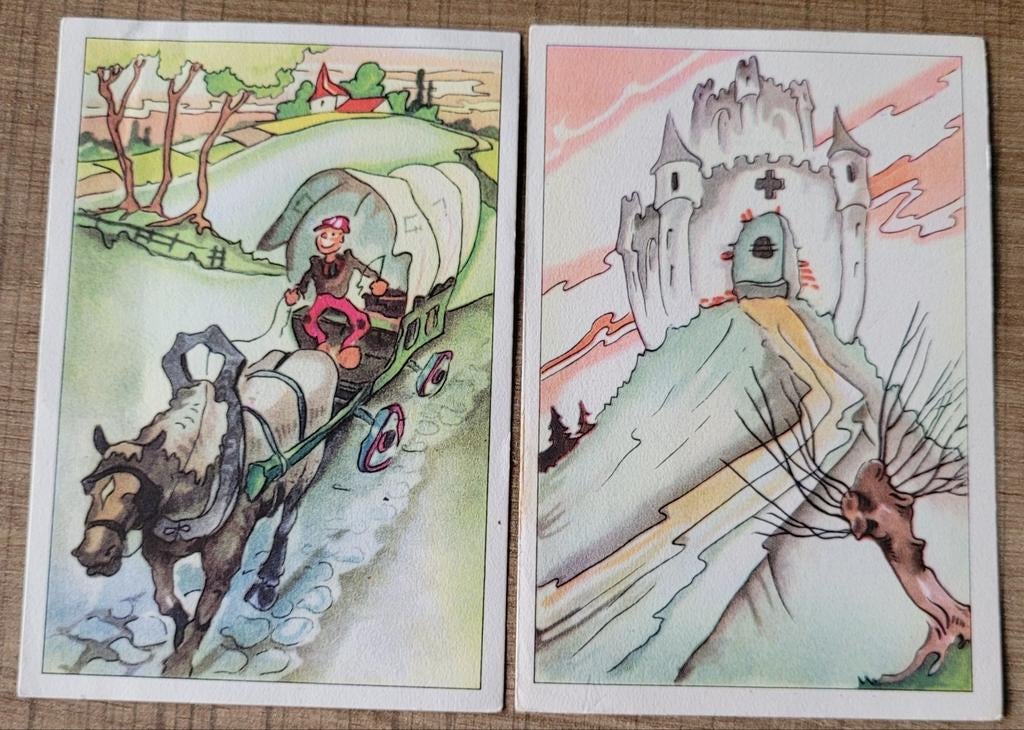 2 oude verzamelprenten: Reinaert De Vos (Victoria), Verzamelen, Ophalen of Verzenden, Gebruikt