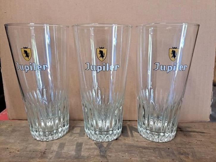 3 verres Jupiler 33cl, Collections, Enlèvement ou Envoi, Comme neuf