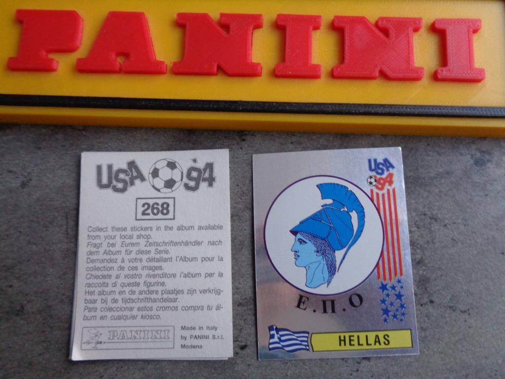 PANINI FOOTBALL AUTOCOLLANT COUPE DU MONDE 94 USA EMBLÈME DE, Enlèvement ou Envoi, Autocollant