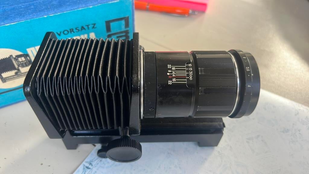 Objectif soufflet (pour la macrophotographie) Vorsatz m42, Enlèvement