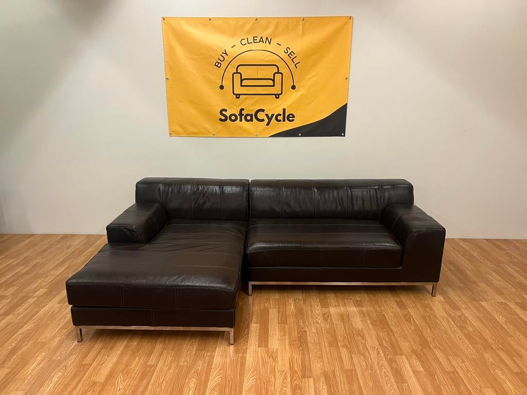 Sièges en cuir IKEA Kramfors — cuir haut de gamme véritable, Maison & Meubles, Canapés | Repose-pieds & Poufs, Comme neuf, Cuir